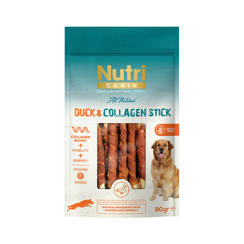 Nutri Canin Duck & Collagen Köpek Ödülü (80 g)