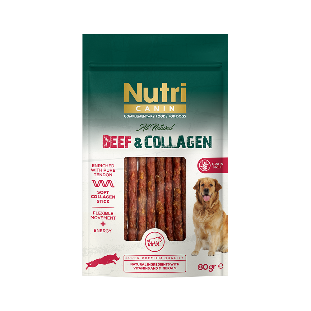 Nutri Canin Beef & Collagen Köpek Ödülü (80 g)
