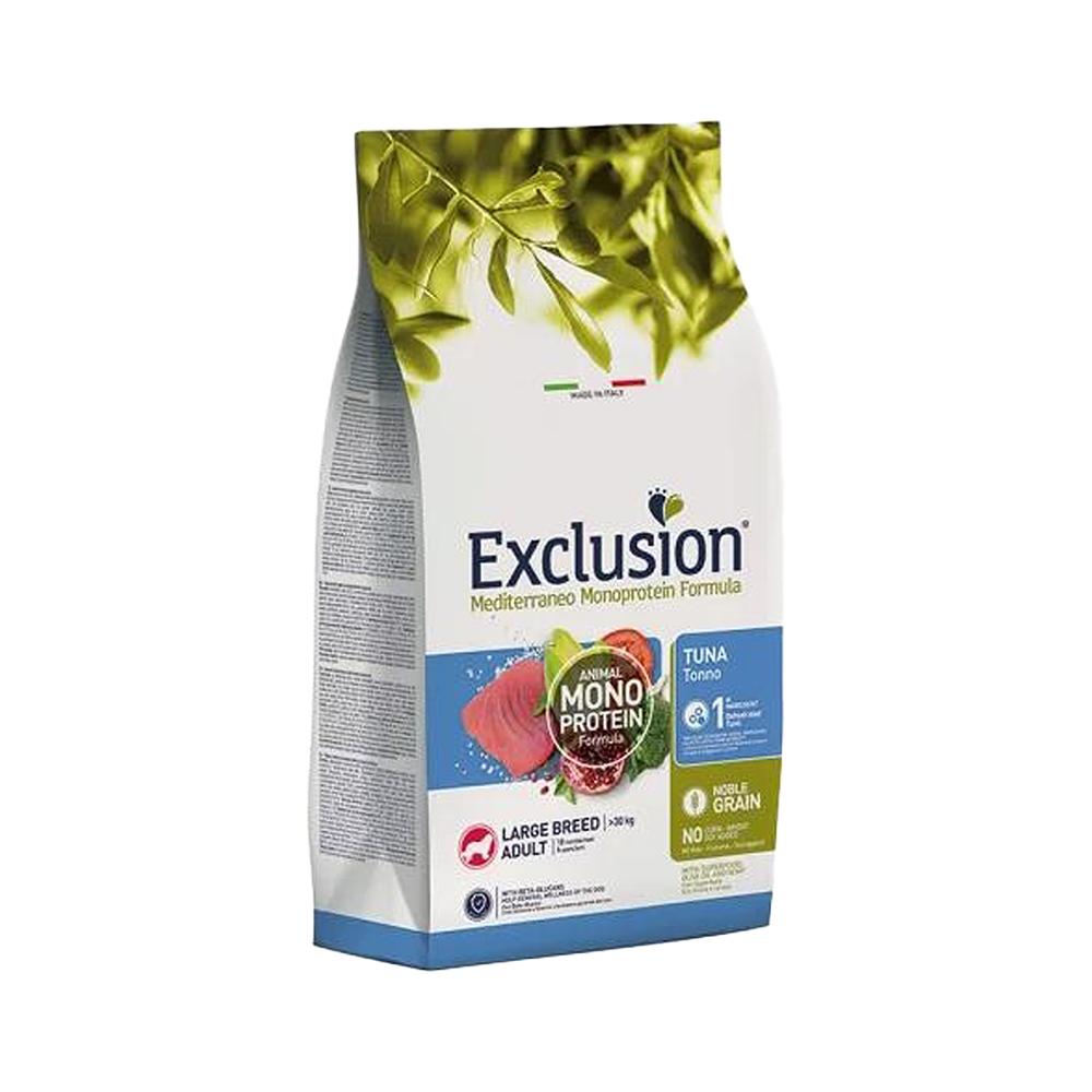 Exclusion Monoprotein Düşük Tahıllı Ton Balıklı ve Narlı Büyük Irk Yetişkin Köpek Maması (12 kg)