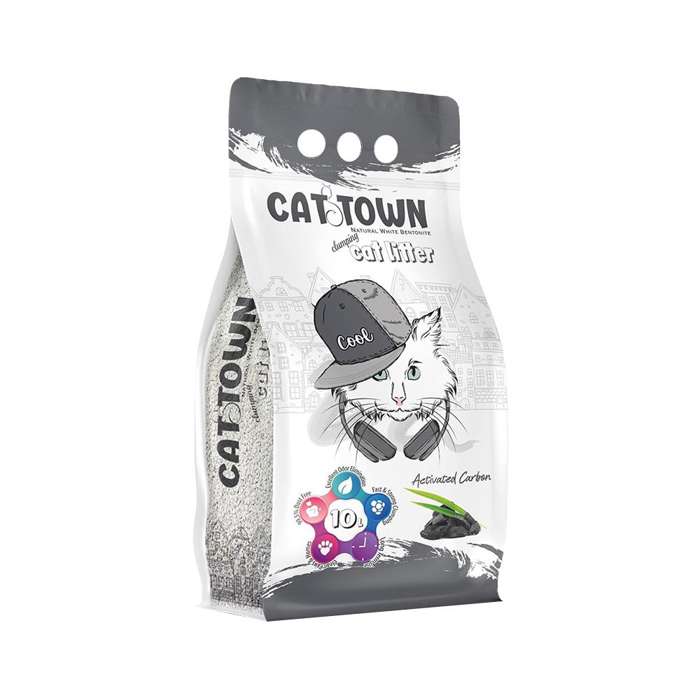 Cat Town Aktif Karbon İnce Taneli Kedi Kumu (10 L)