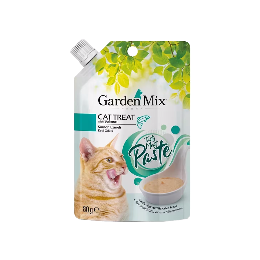 Garden Mix Somon Etli Ezmeli Kedi Ödülü (80 g)