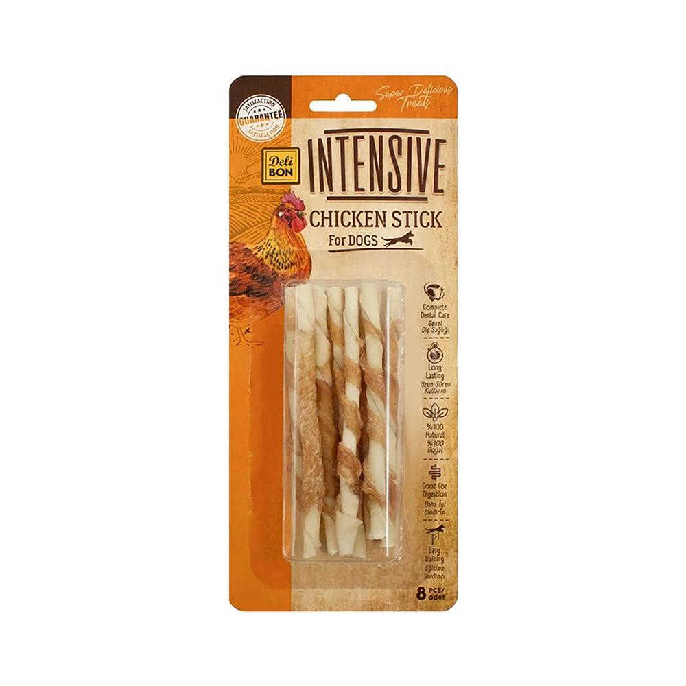 Deli Bon İntensive Tavuk Sargılı Burgu Çubuk Kemik (8'li)