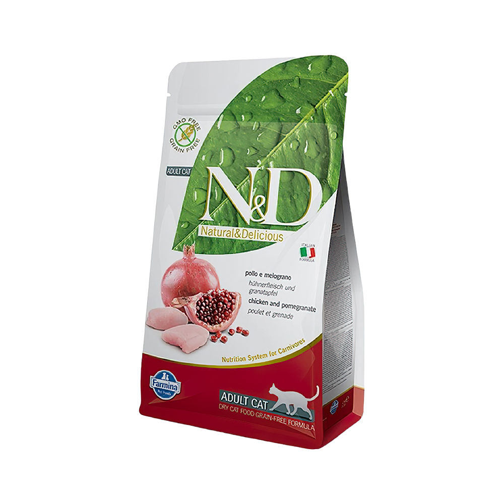 N&D Prime Tavuk Etli ve Narlı Yetişkin Kedi Maması (1,5 kg)