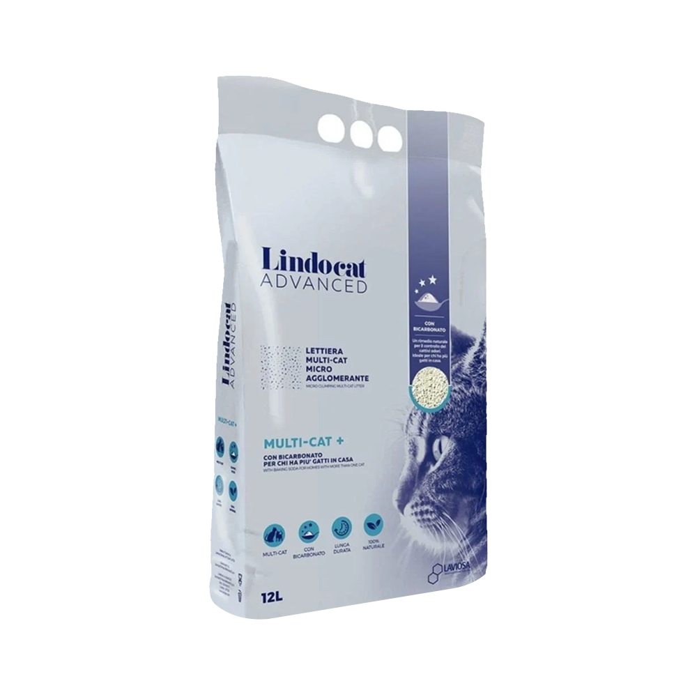 Lindo Cat Bentonit Topaklanan Kokusuz İnce Taneli Kedi Kumu (12 L)