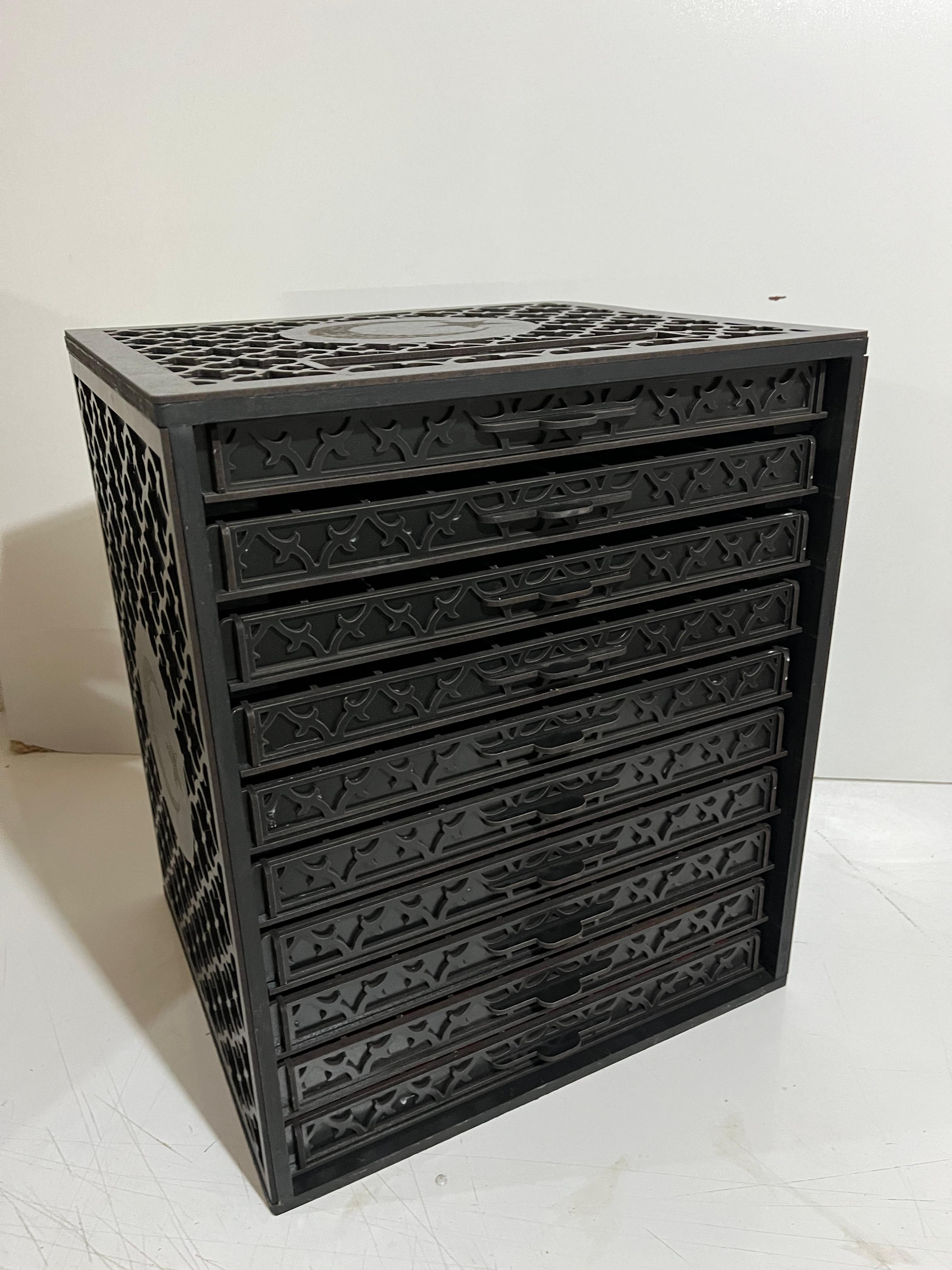 Kişiye Özel Ahşap Kalın Tesbih Kutusu ( 100 Tesbih )