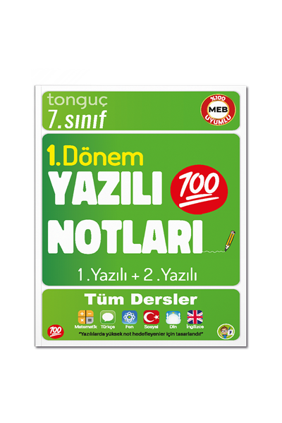 7. Sınıf Yazılı Notları 1. Dönem 1 ve 2. Yazılı