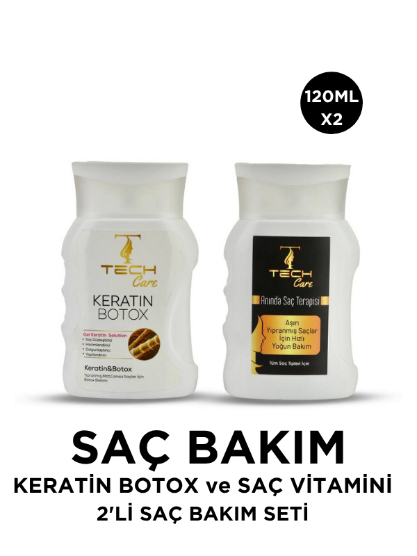 2'li Saç Bakım Seti Saç Botox - Saç Vitamin