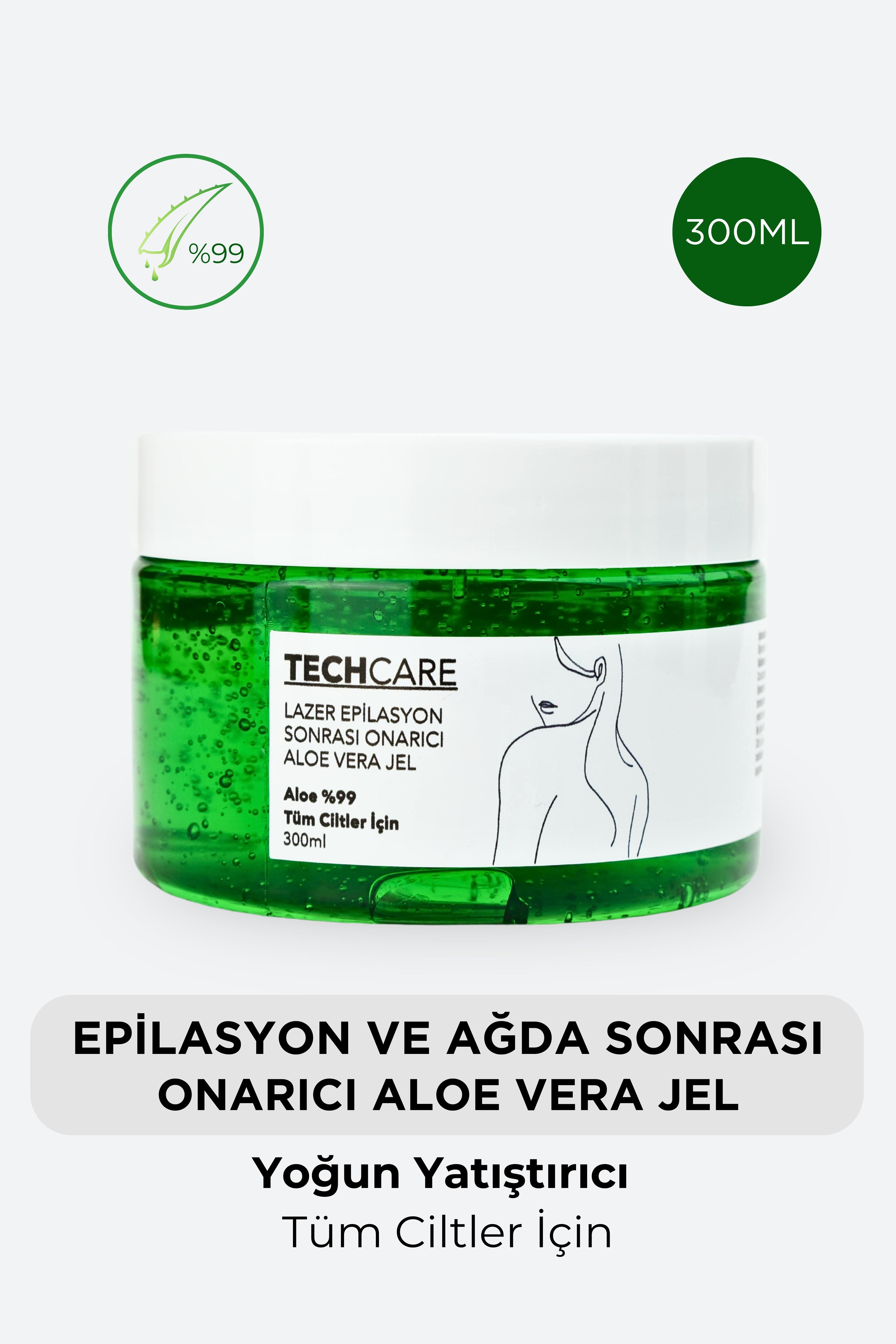 ALOE VERA JEL - EPİLASYON VE AĞDA SONRASI YOĞUN ONARICI BAKIM 300ML