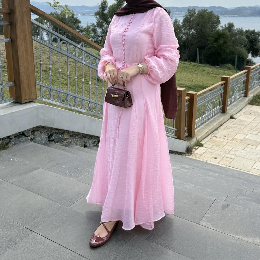 Tül elbise (pembe)