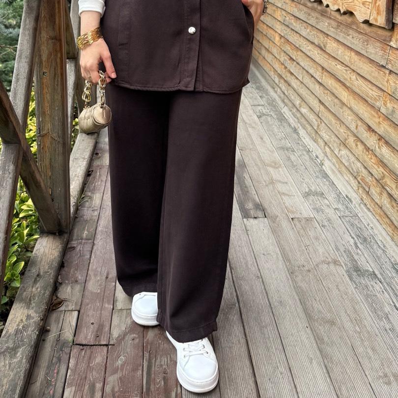 Tensel kot pantolon /acıkahve