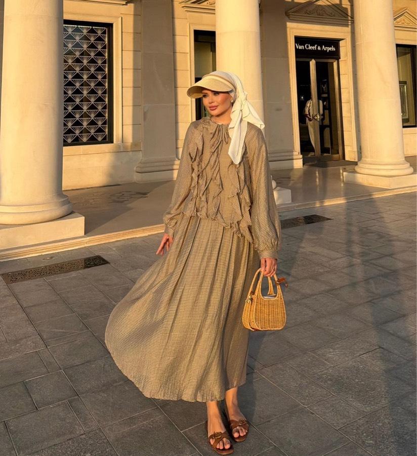 Neva etekli takım/haki