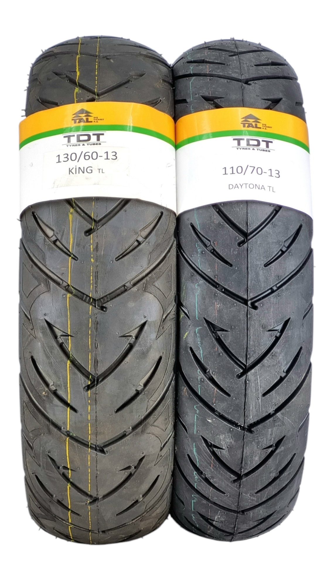 TDT TYRES RKS GRACE LASTİK TAKIMI 130/60-13 VE 110/70-13 TL (TUBELESS - DUBLEKS) KİNG DAYTONA