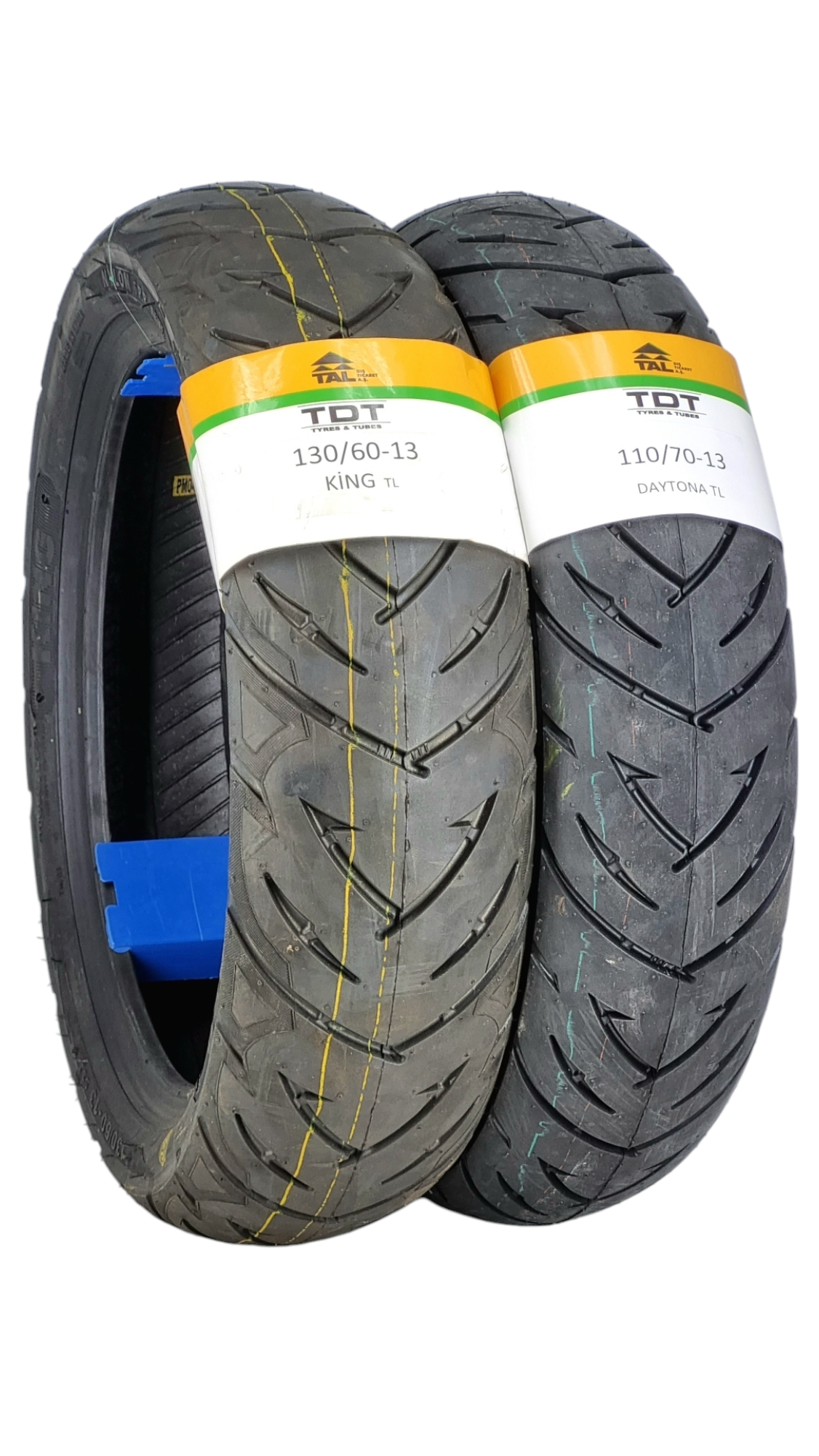 TDT TYRES RKS GRACE LASTİK TAKIMI 130/60-13 VE 110/70-13 TL (TUBELESS - DUBLEKS) KİNG DAYTONA
