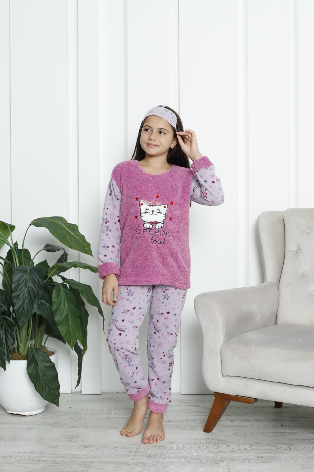 Polar Kız Çocuk Pijama Takımı 7014