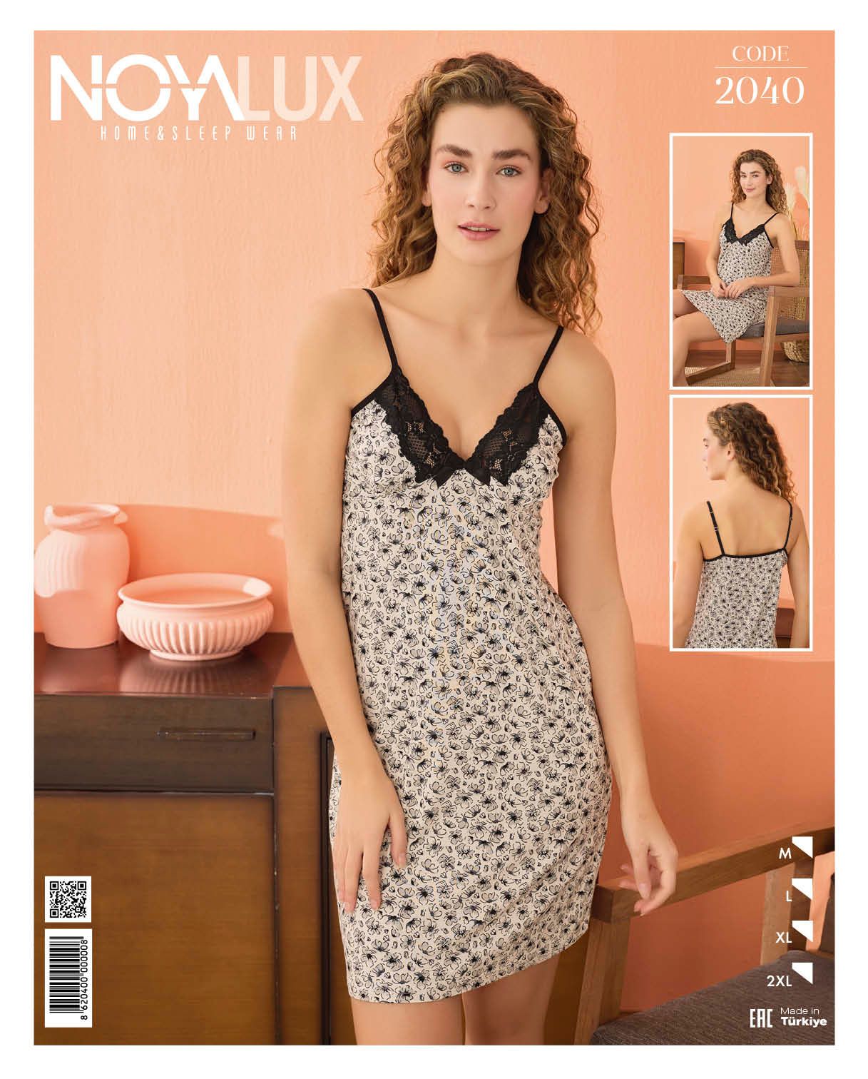 Noyalüx İp Askılı Gecelik 2040