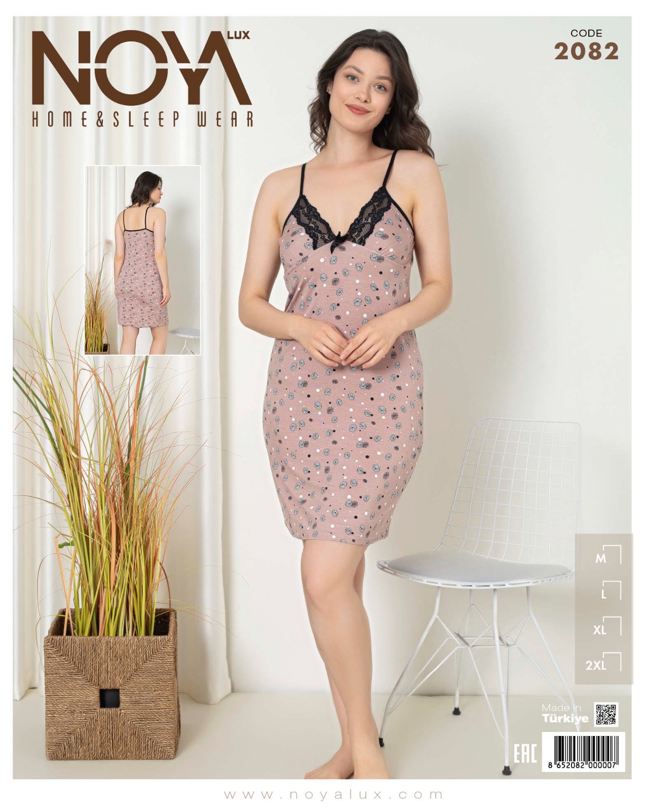 Noyalüx İp Askılı Gecelik 2082