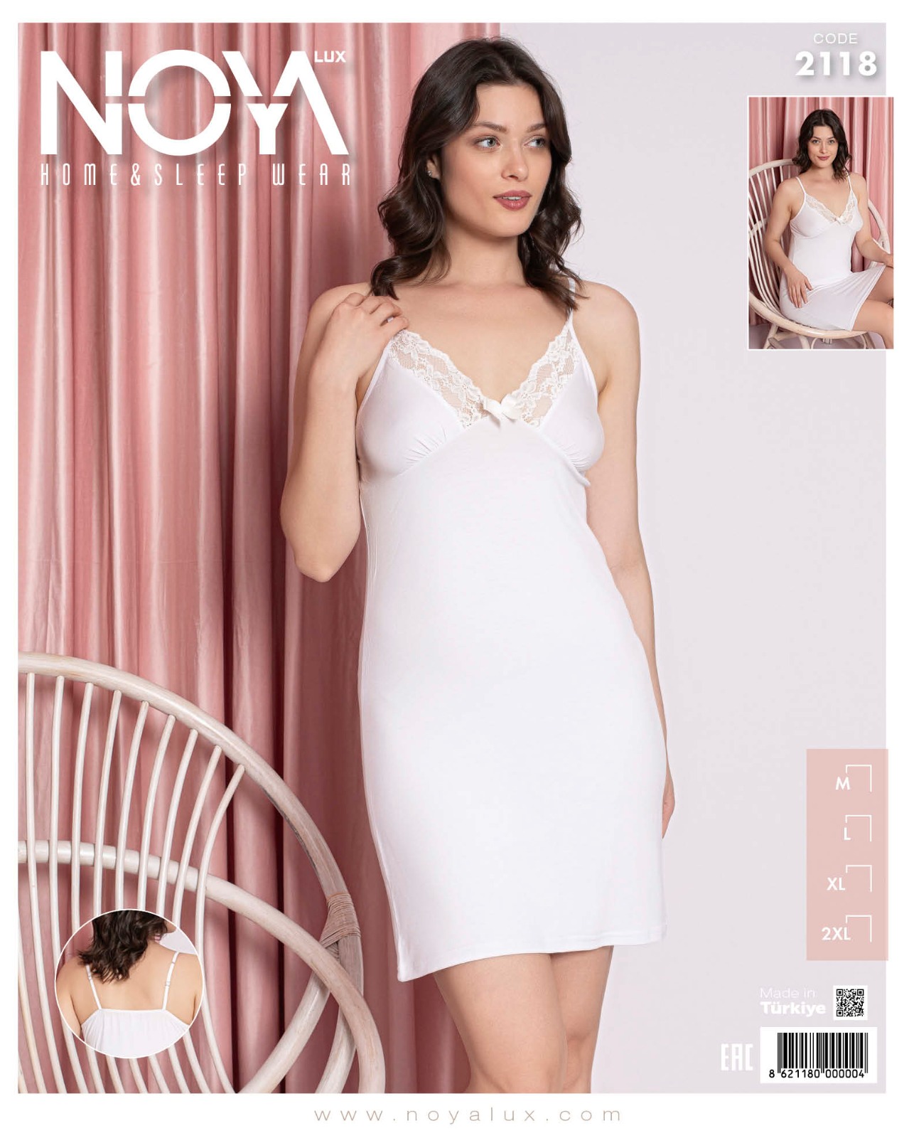 Noyalüx İp Askılı Gecelik 2118
