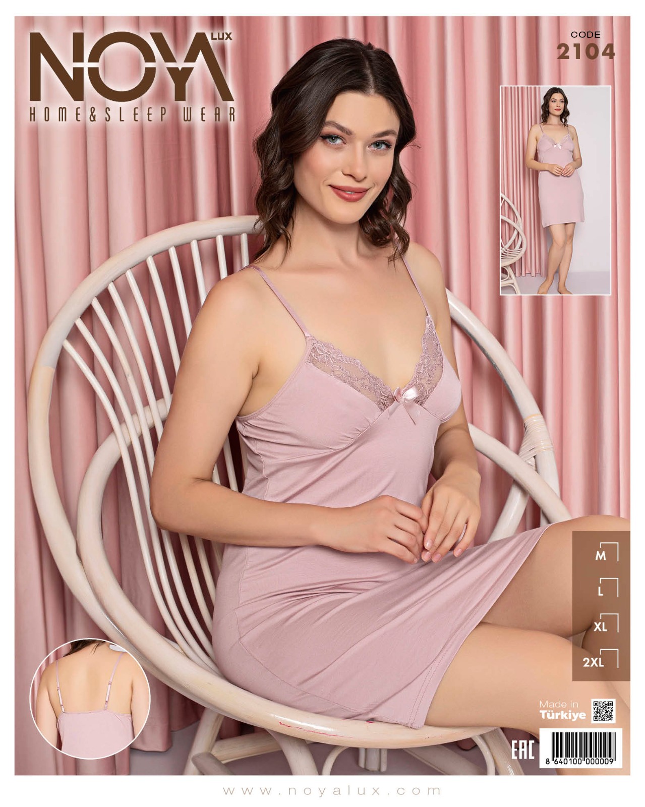 Noyalüx İp Askılı Gecelik 2104