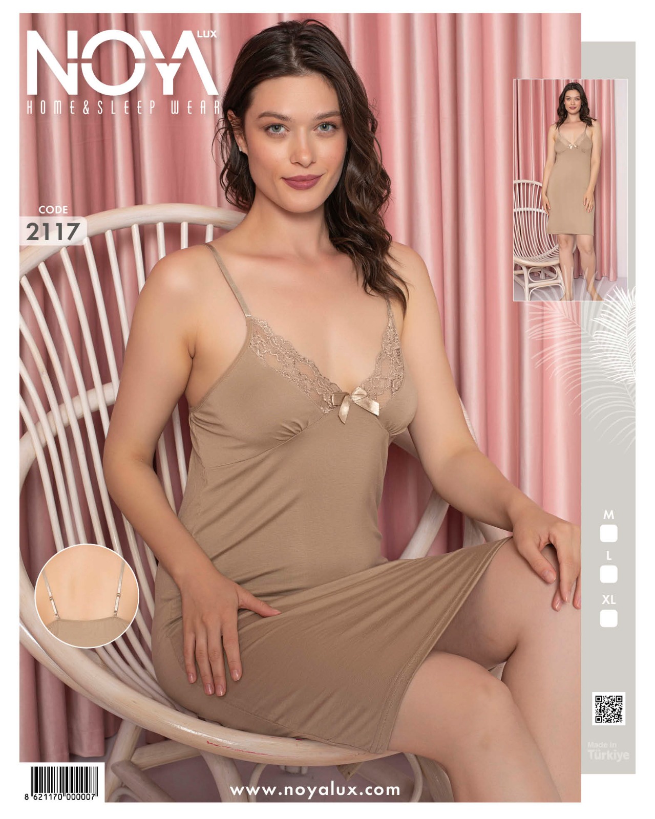 Noyalüx İp Askılı Gecelik 2117