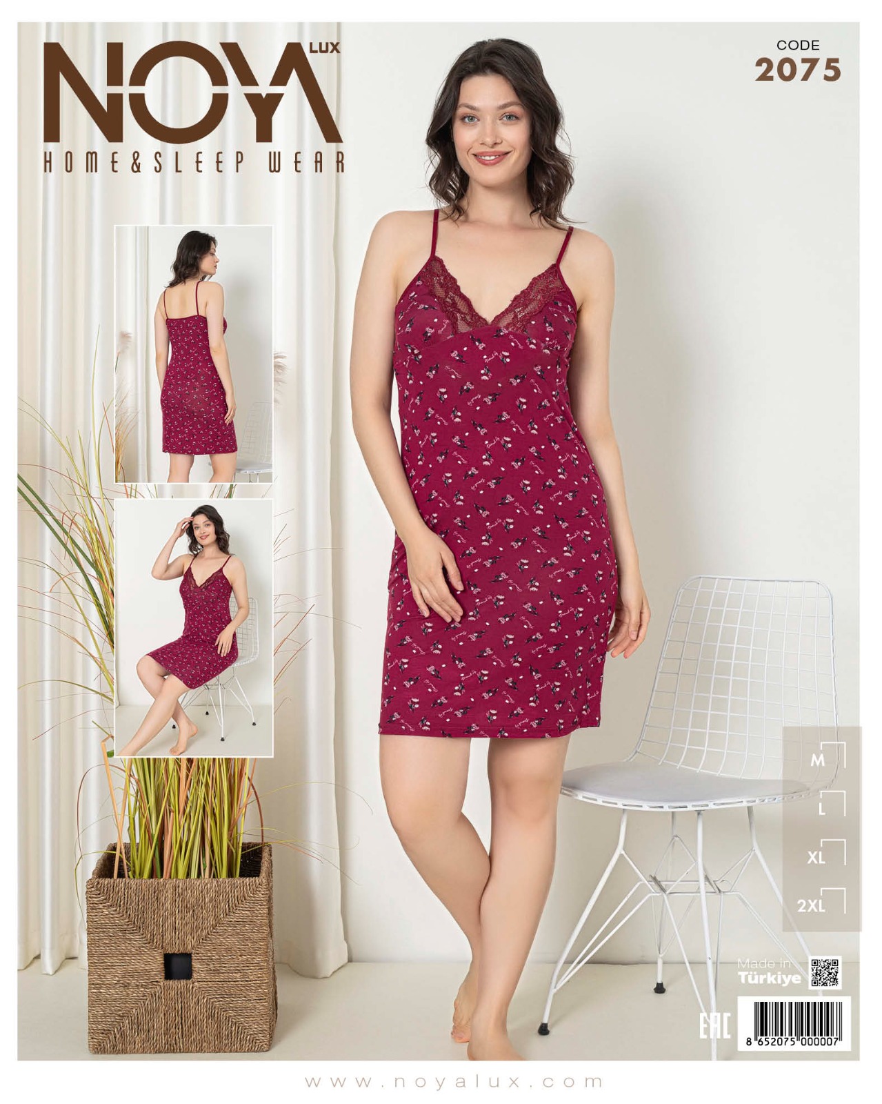 Noyalüx İp Askılı Gecelik 2075