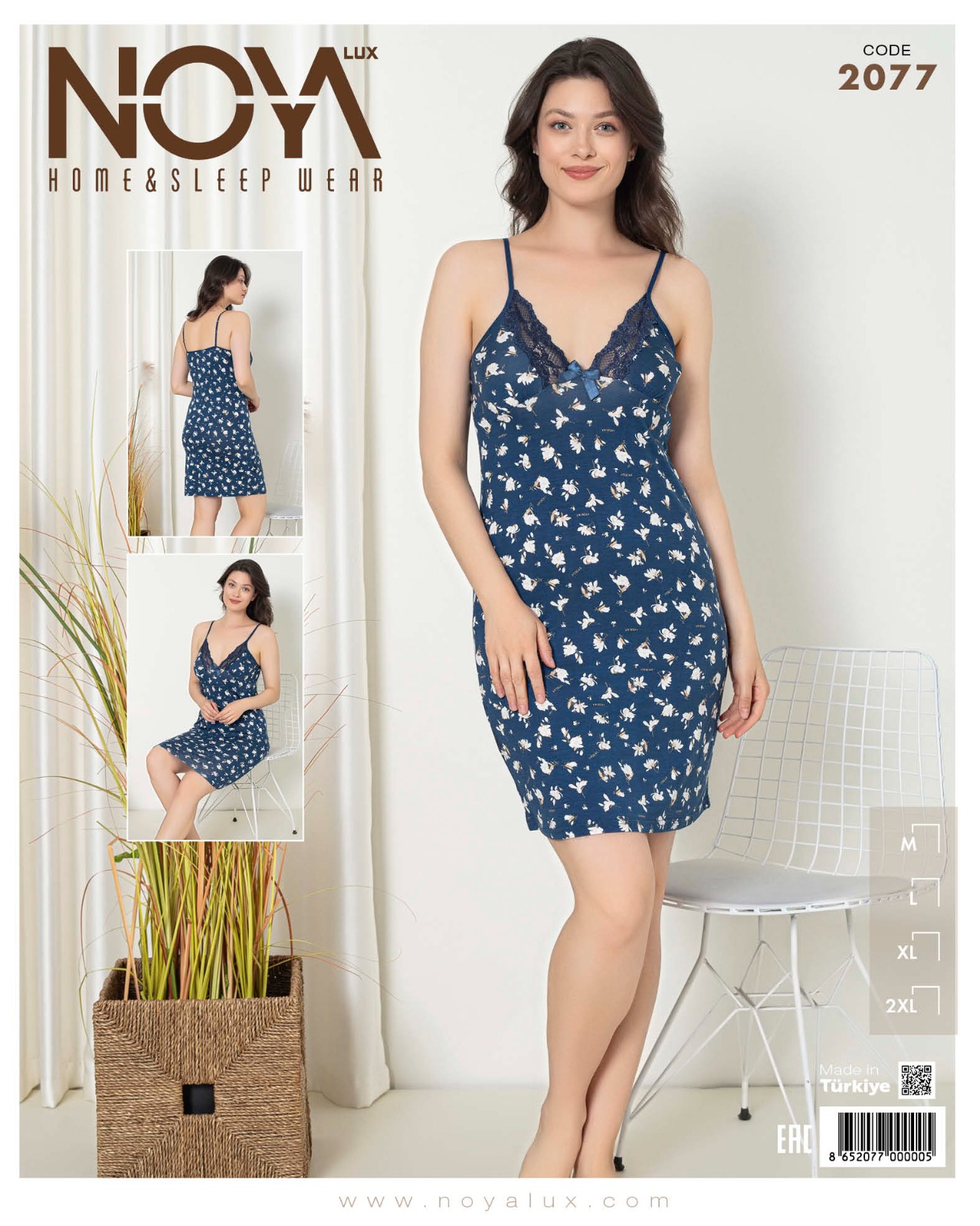 Noyalüx İp Askılı Gecelik 2077