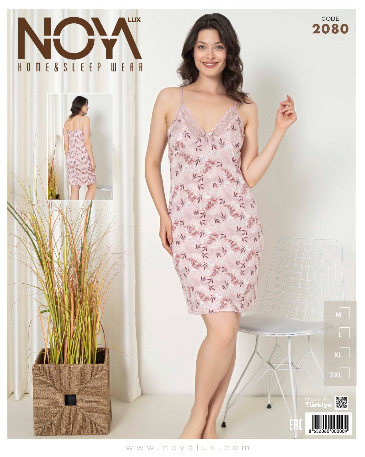 Noyalüx İp Askılı Gecelik 2080