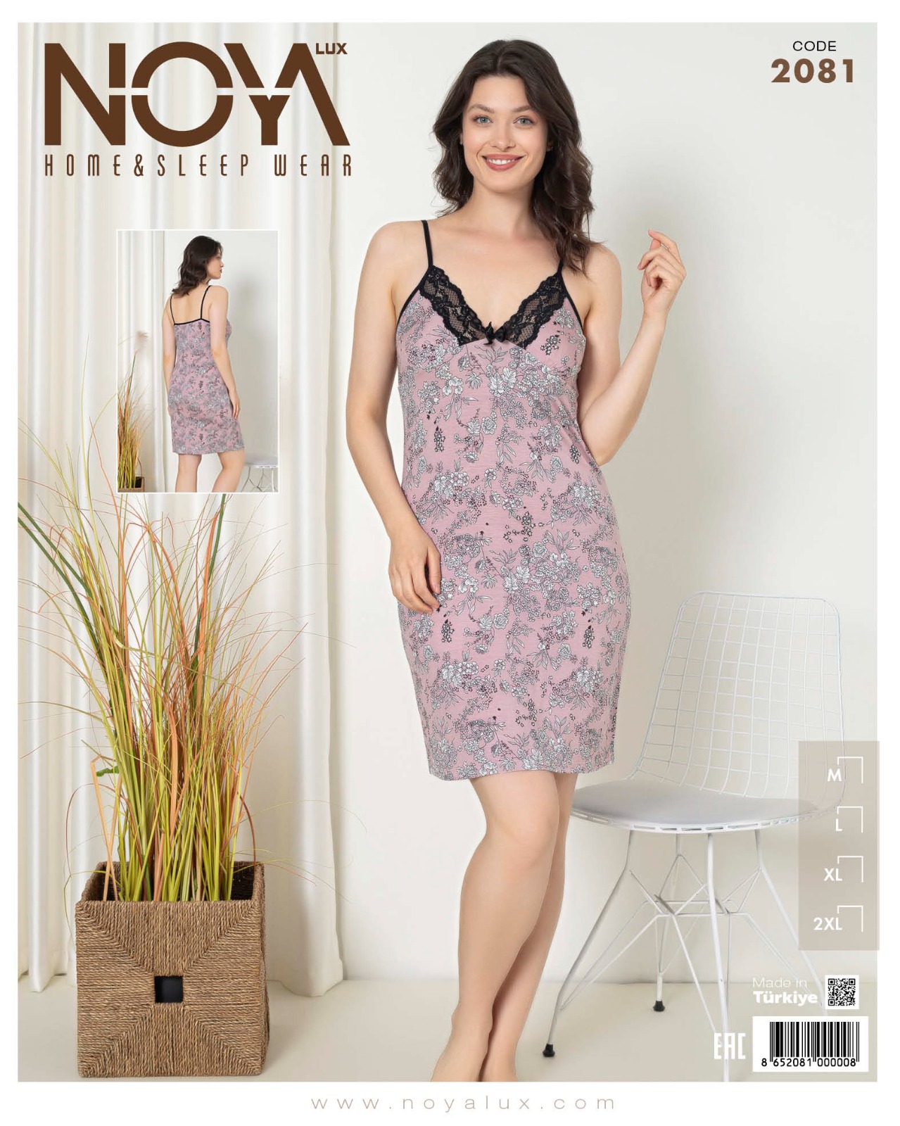 Noyalüx İp Askılı Gecelik 2081