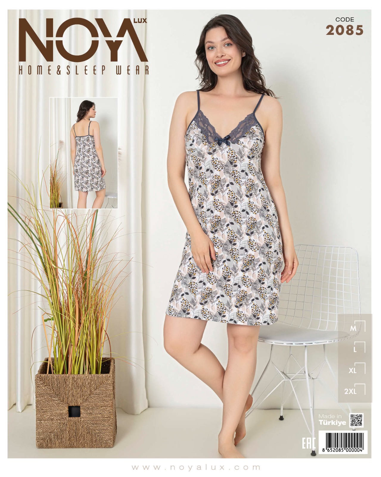 Noyalüx İp Askılı Gecelik 2085