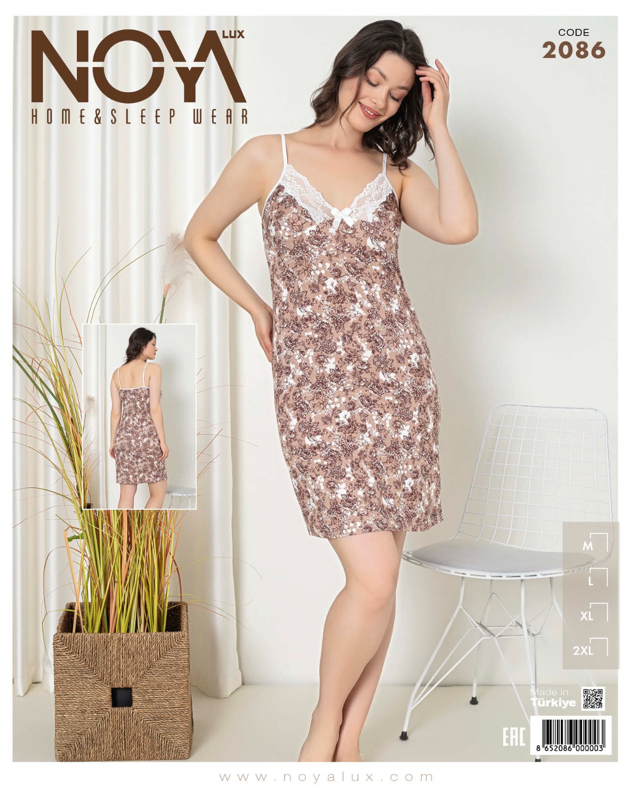 Noyalüx İp Askılı Gecelik 2086