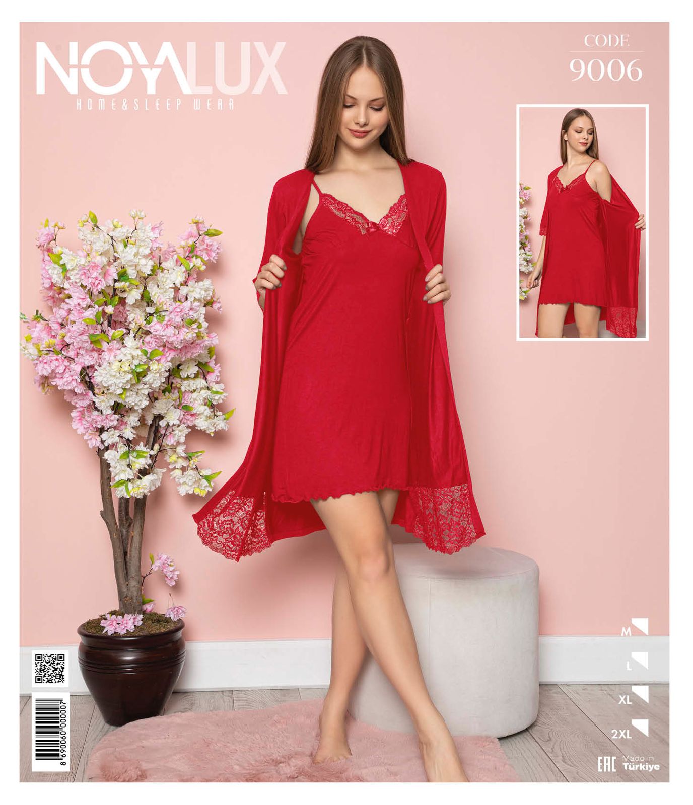 Noyalüx İkili Sabahlıklı Takım 9006