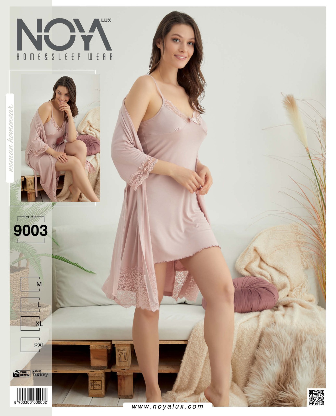 Noyalüx İkili Sabahlıklı Takım 9003