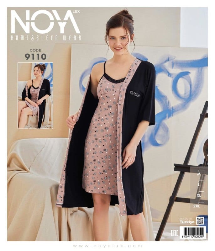 Noyalüx İkili Sabahlıklı Takım 9110