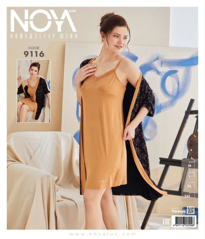Noyalüx İkili Sabahlıklı Takım 9116