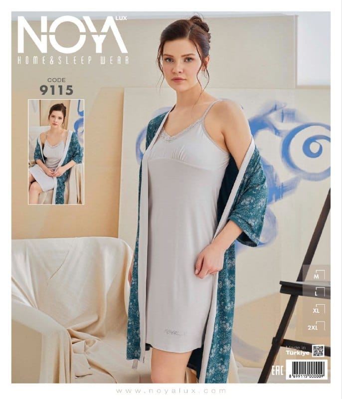 Noyalüx İkili Sabahlıklı Takım 9115