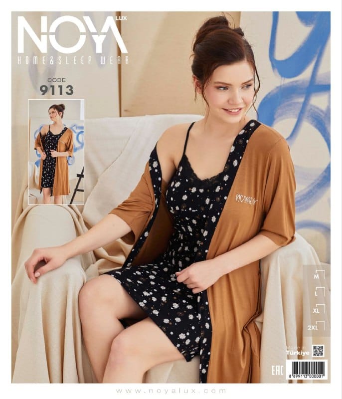 Noyalüx İkili Sabahlıklı Takım 9113