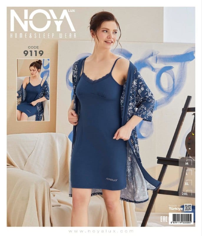 Noyalüx İkili Sabahlıklı Takım 9119