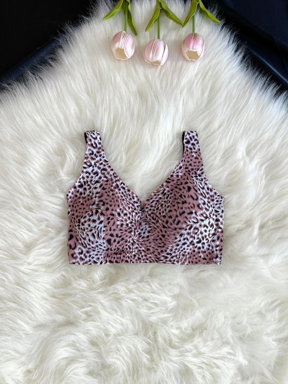 Leopar Desenli Sütyen