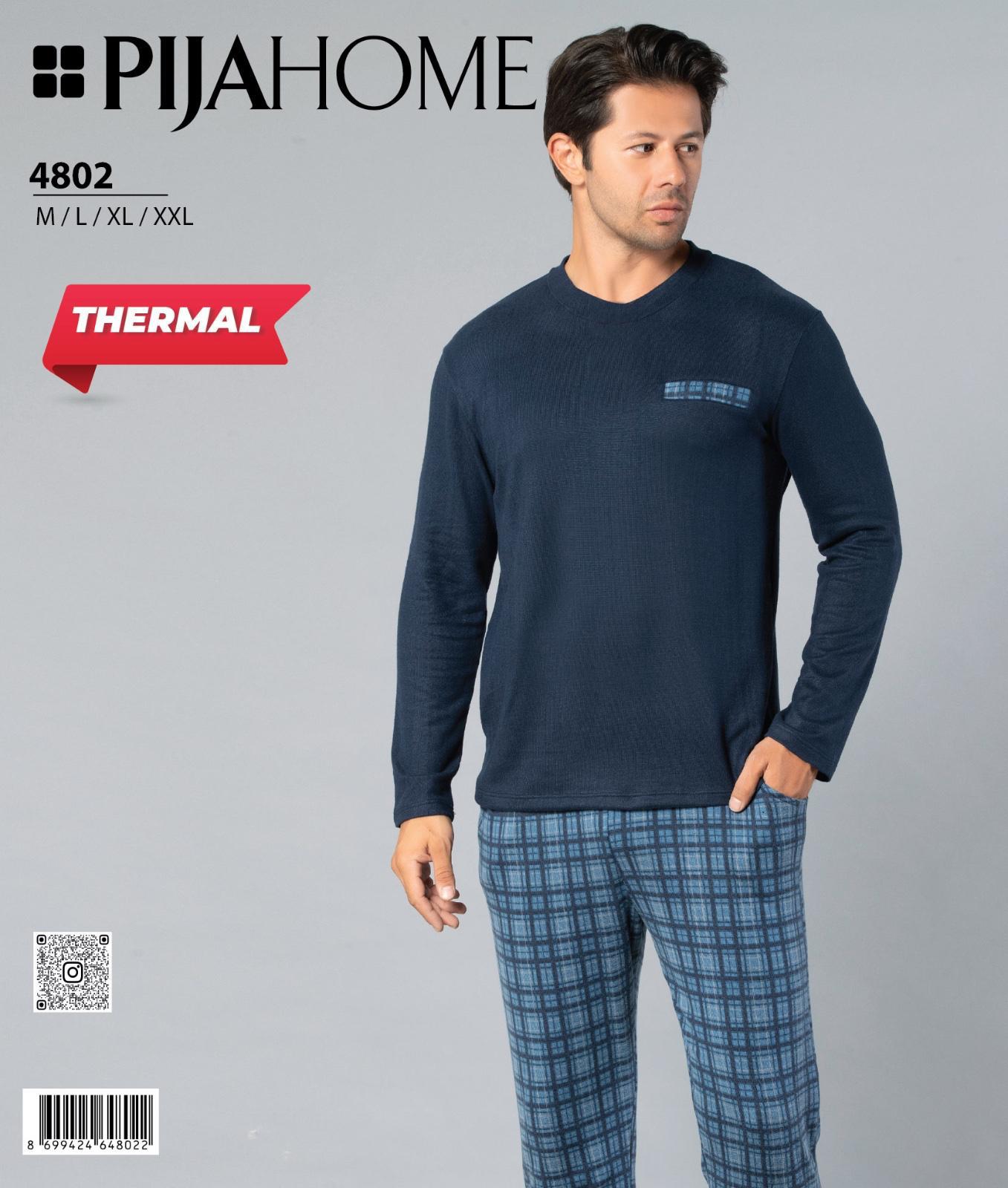Termal Erkek Pijama Takımı 4802