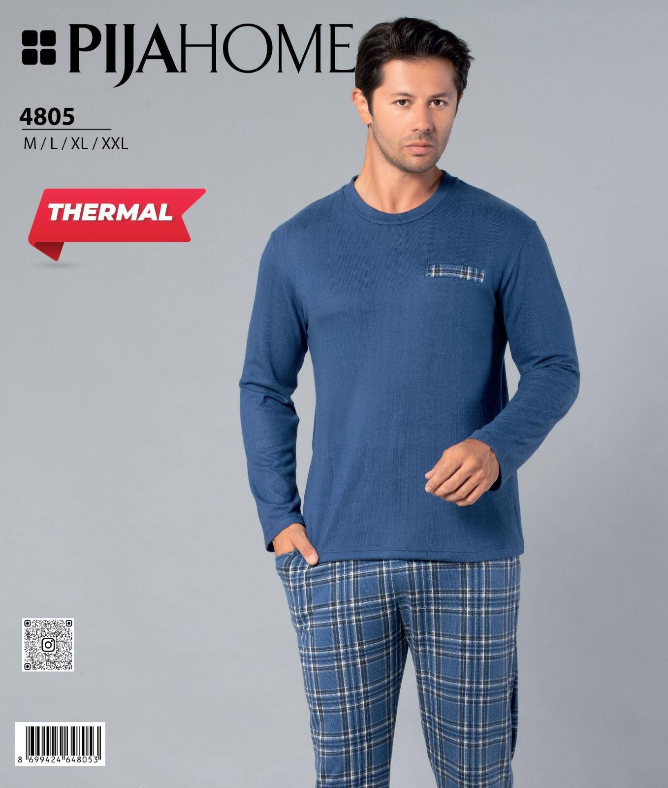 Termal Erkek Pijama Takımı 4805