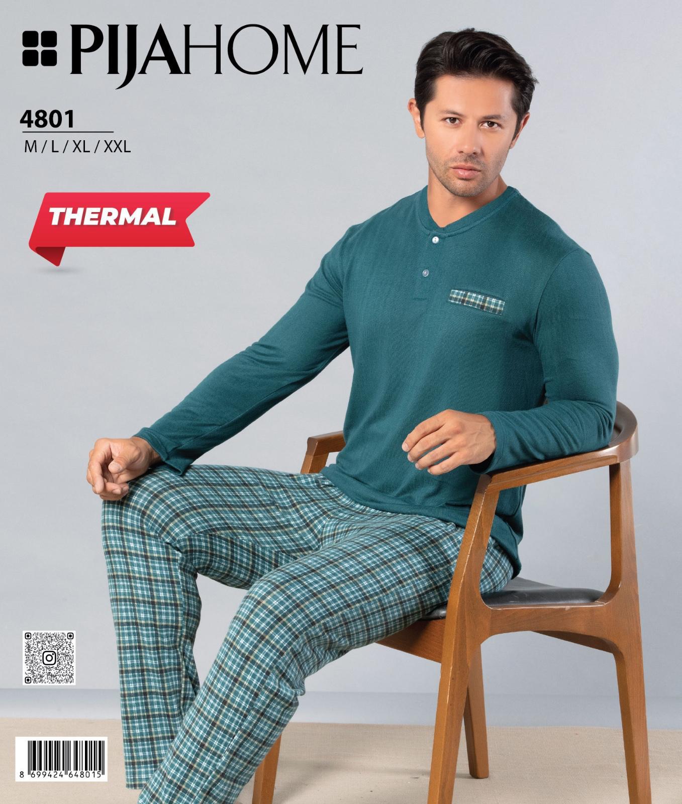 Termal Erkek Pijama Takımı 4801