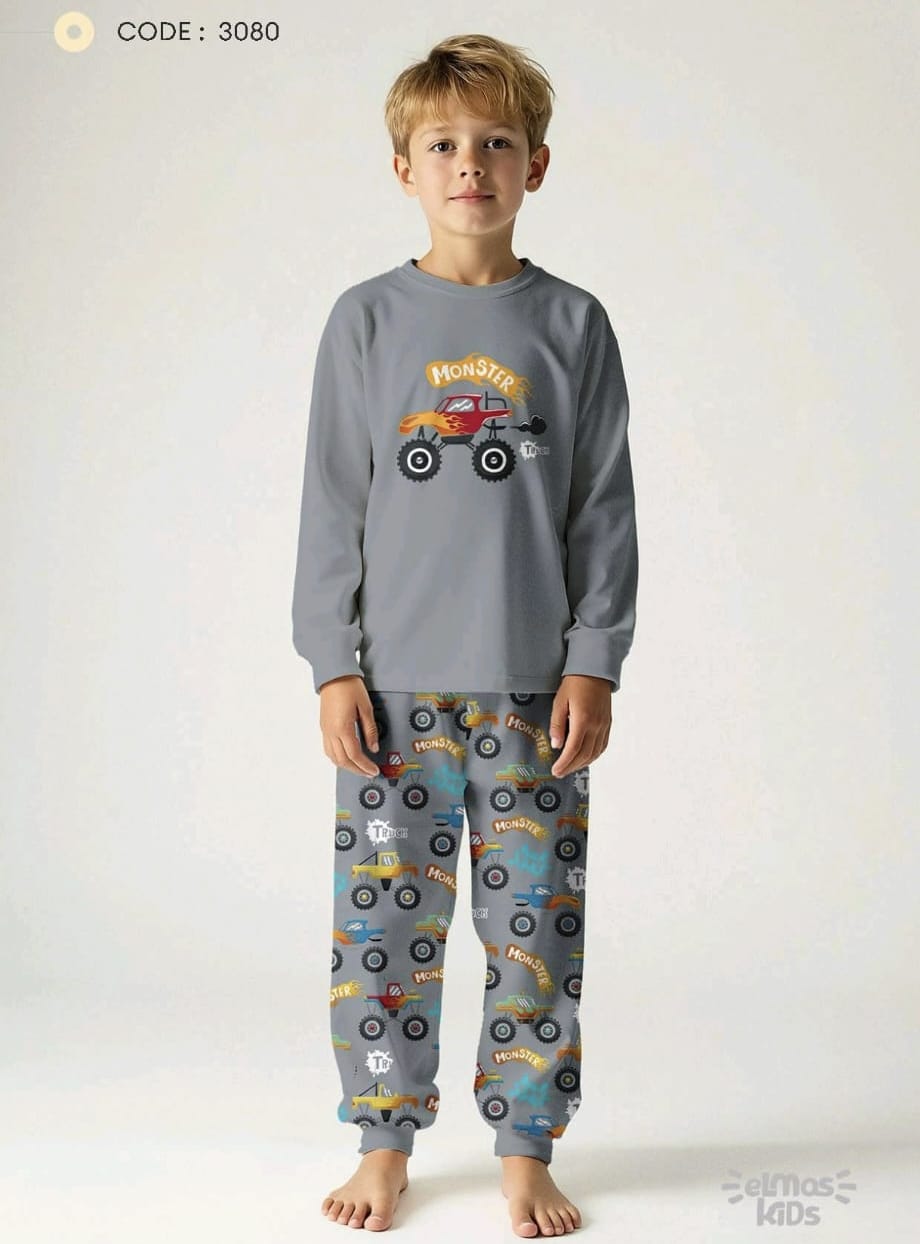 Erkek Çocuk Pijama Takımı 3080