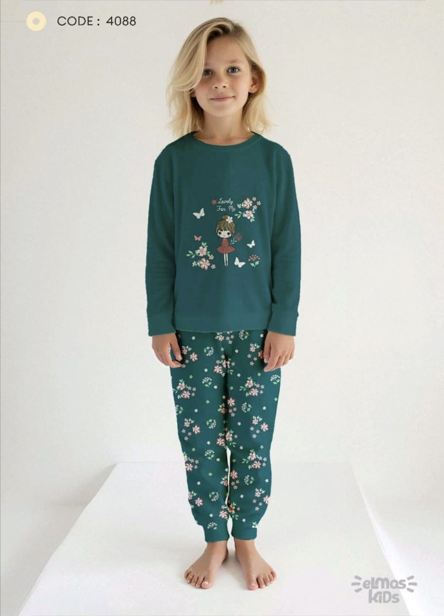 Kız Çocuk Pijama Takımı 4088