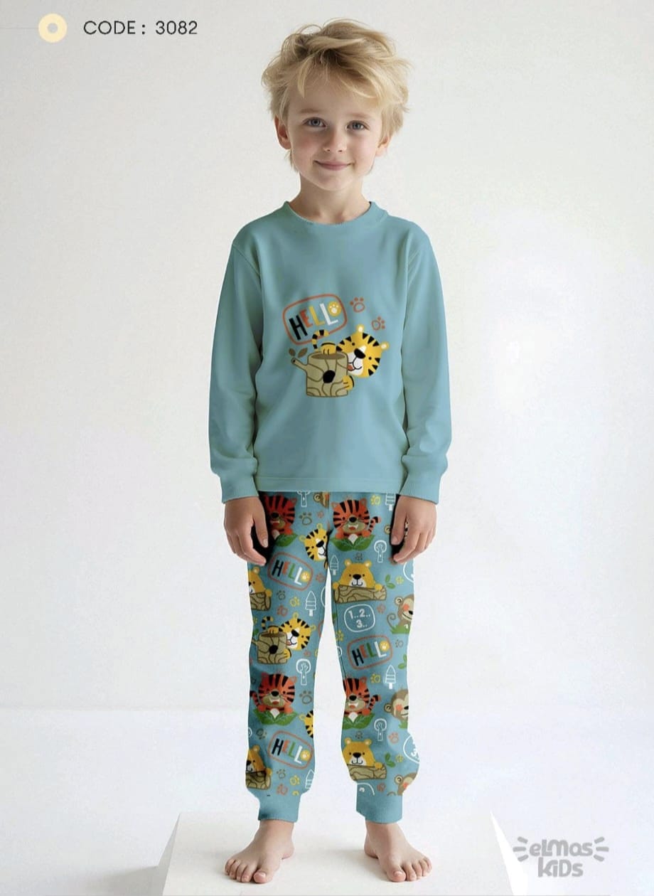 Erkek Çocuk Pijama Takımı 3082
