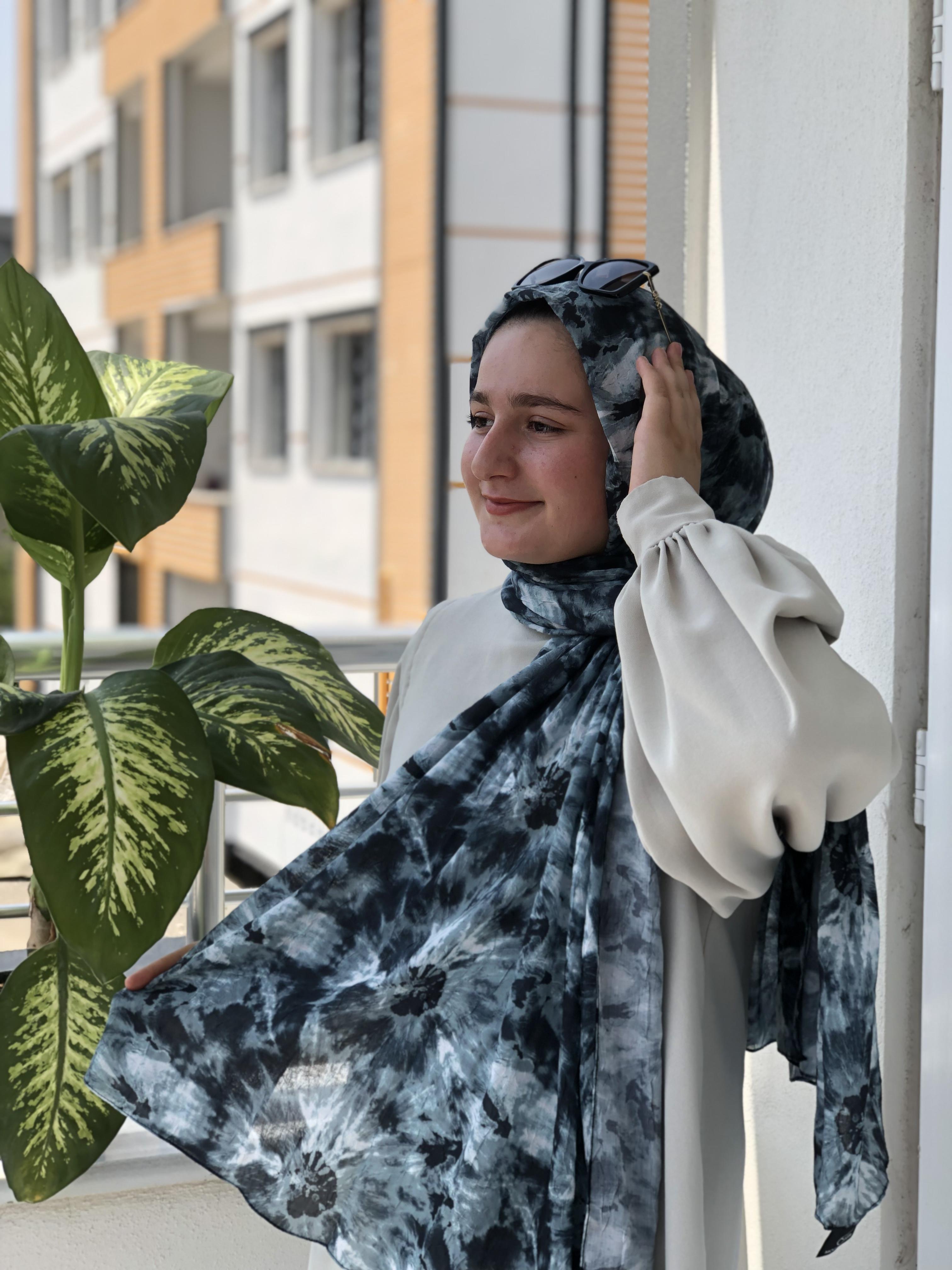 Moda kaşmir Lina koleksiyonu bambu kraş şal