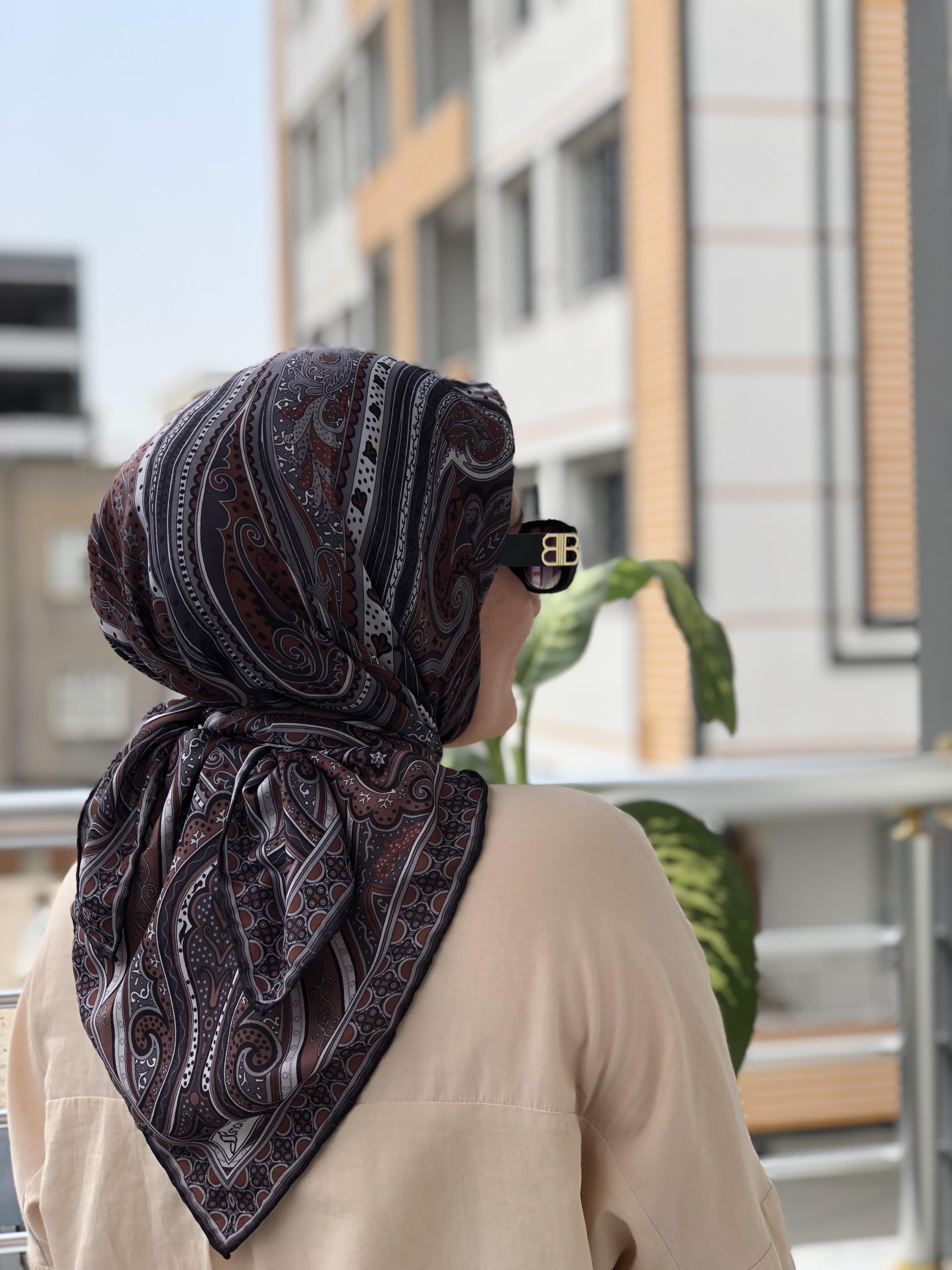 Etnik desen soft eşarp