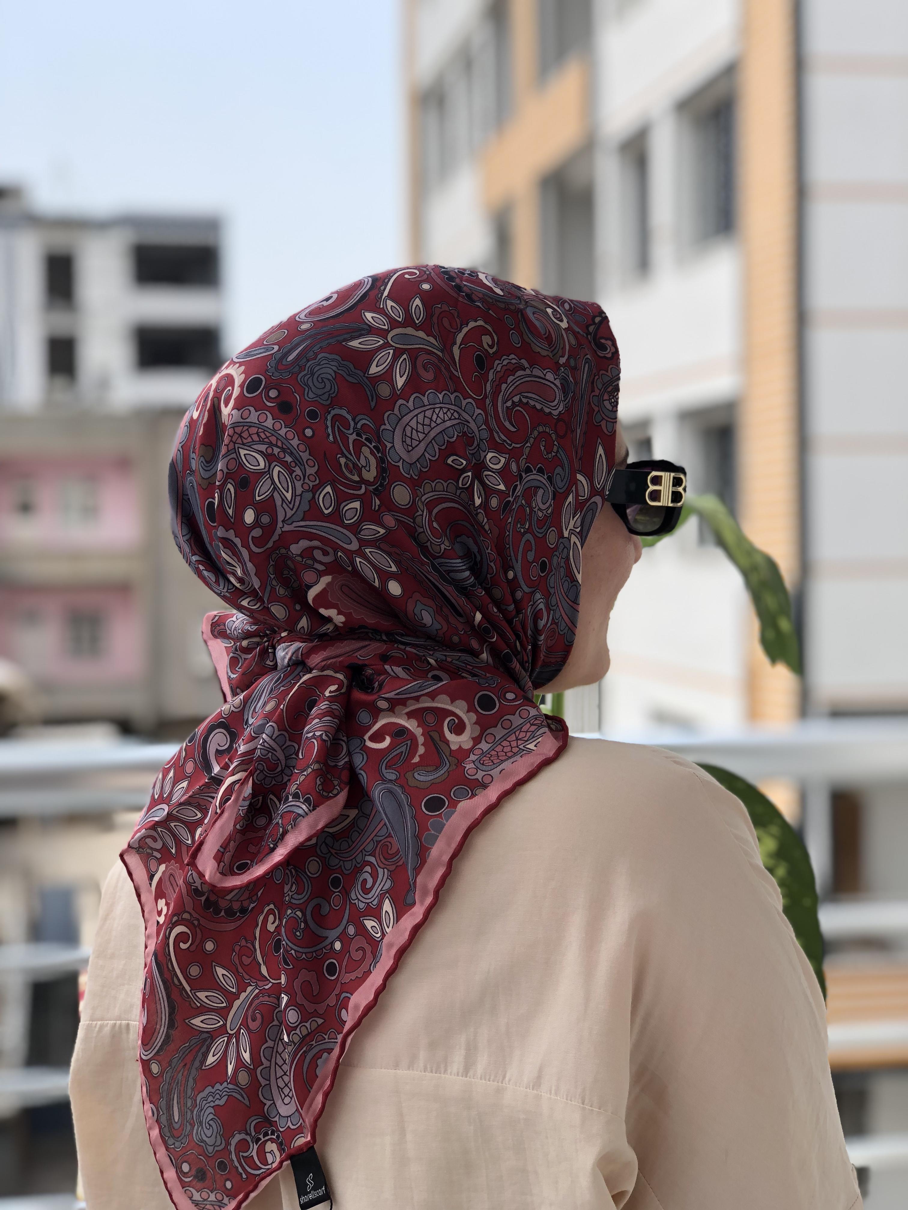 Etnik desen soft eşarp