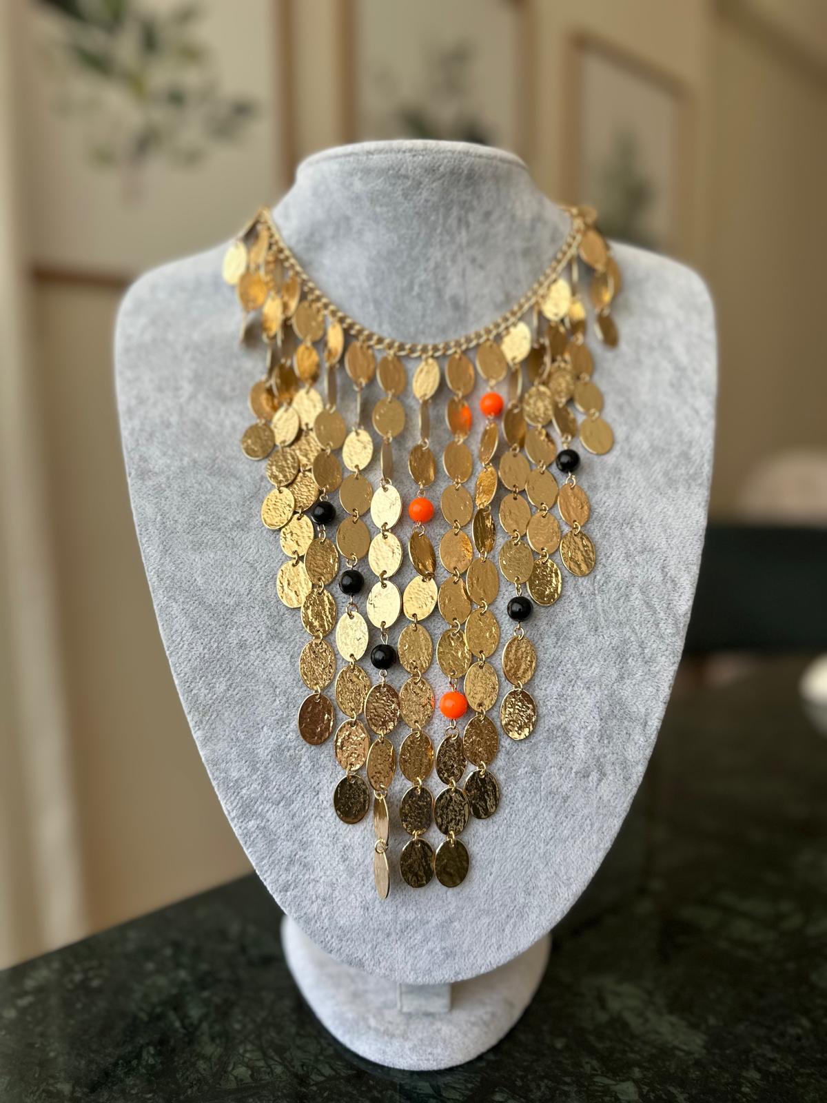 Gold Rengi Gerdan Kolye