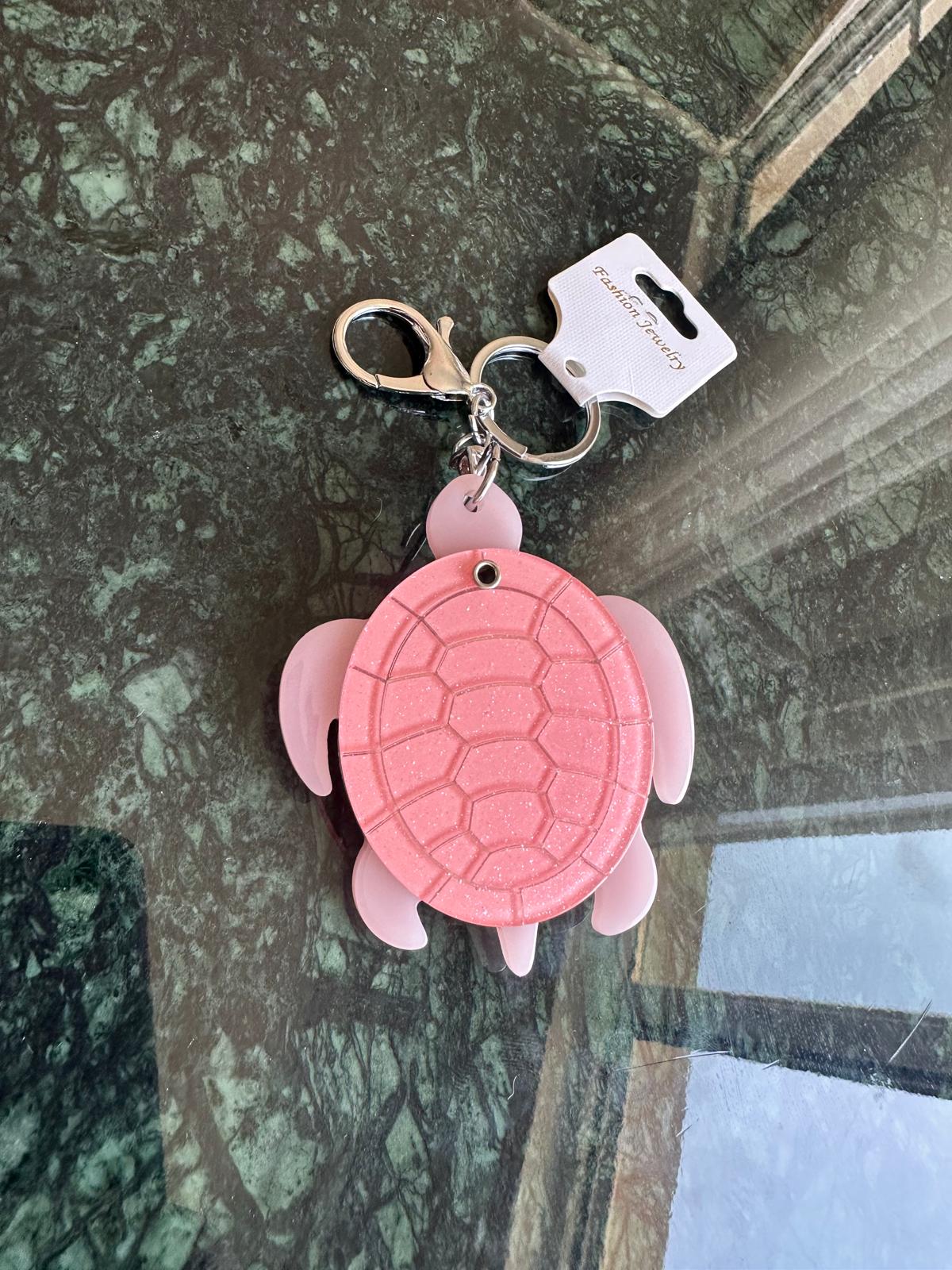 Pembe Kaplumbağa Aksesuar Çanta Charmı