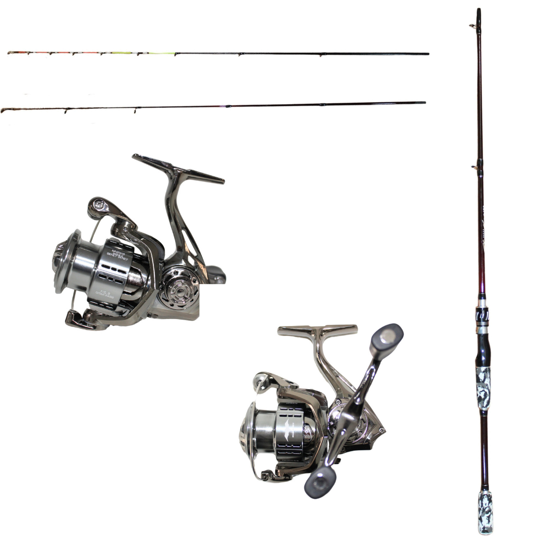 Tek Kamış Hem Spin Hem Lrf +2500'lük 6+1 Bilyalı Olta Makina Seti