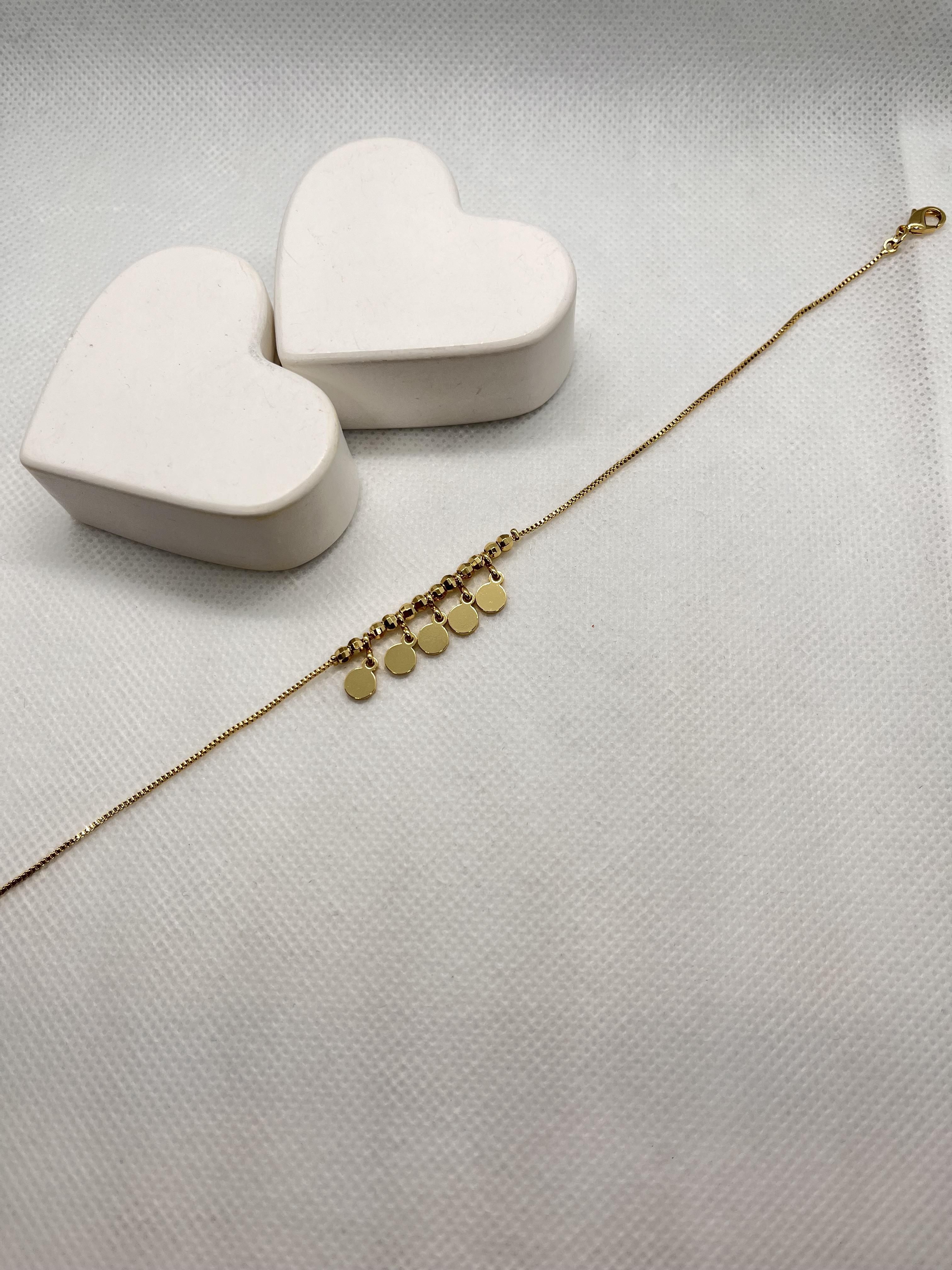 Topçuklu ve pullu VİP seri halhal